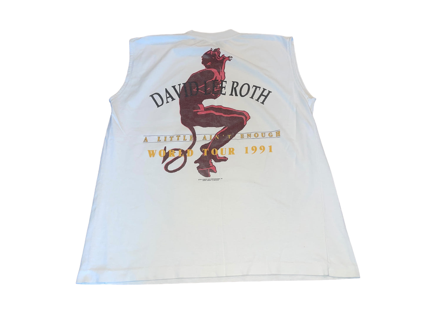 Vintage 1991 David Lee Roth Sleeveless Shirt