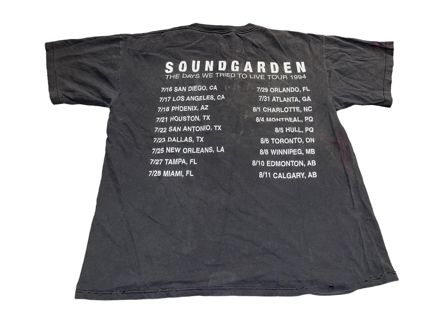 Vintage 1994 Soundgarden T-Shirt