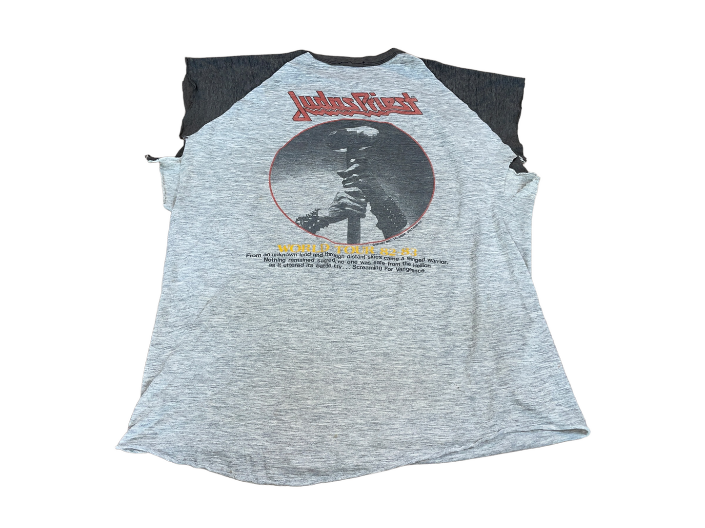 Vintage 80's Judas Priest Screaming for Vengeance World Tour T-Shirt