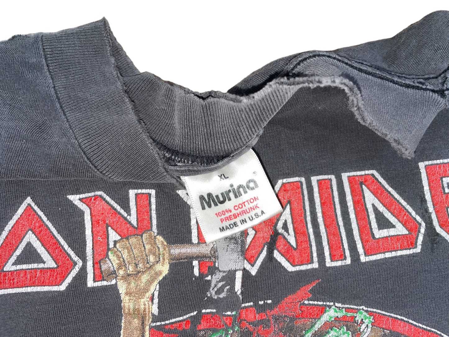 Vintage 1990 Iron Maiden Bring Your Daughter To The Slaughter T-Shirt