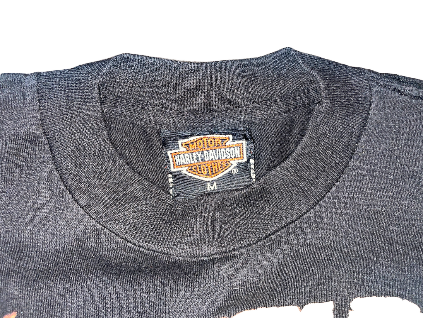 Vintage 1990 Harley Davidson Motorcycles 3d Emblem T-Shirt