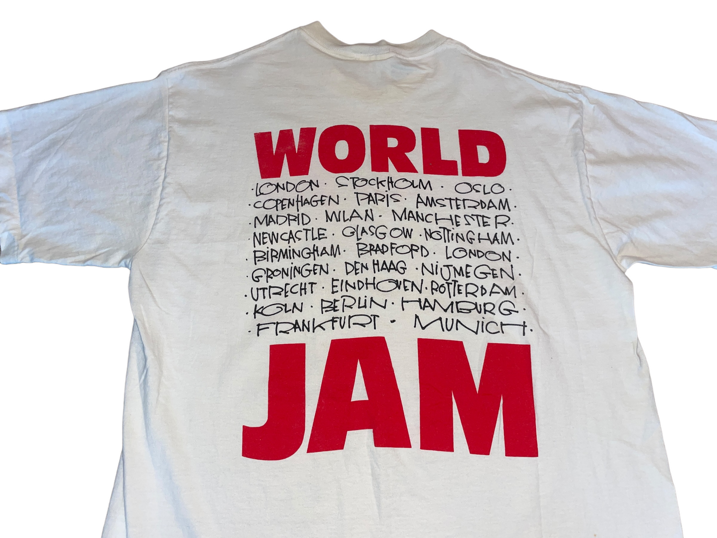 Vintage Pearl Jam World Tour T-Shirt