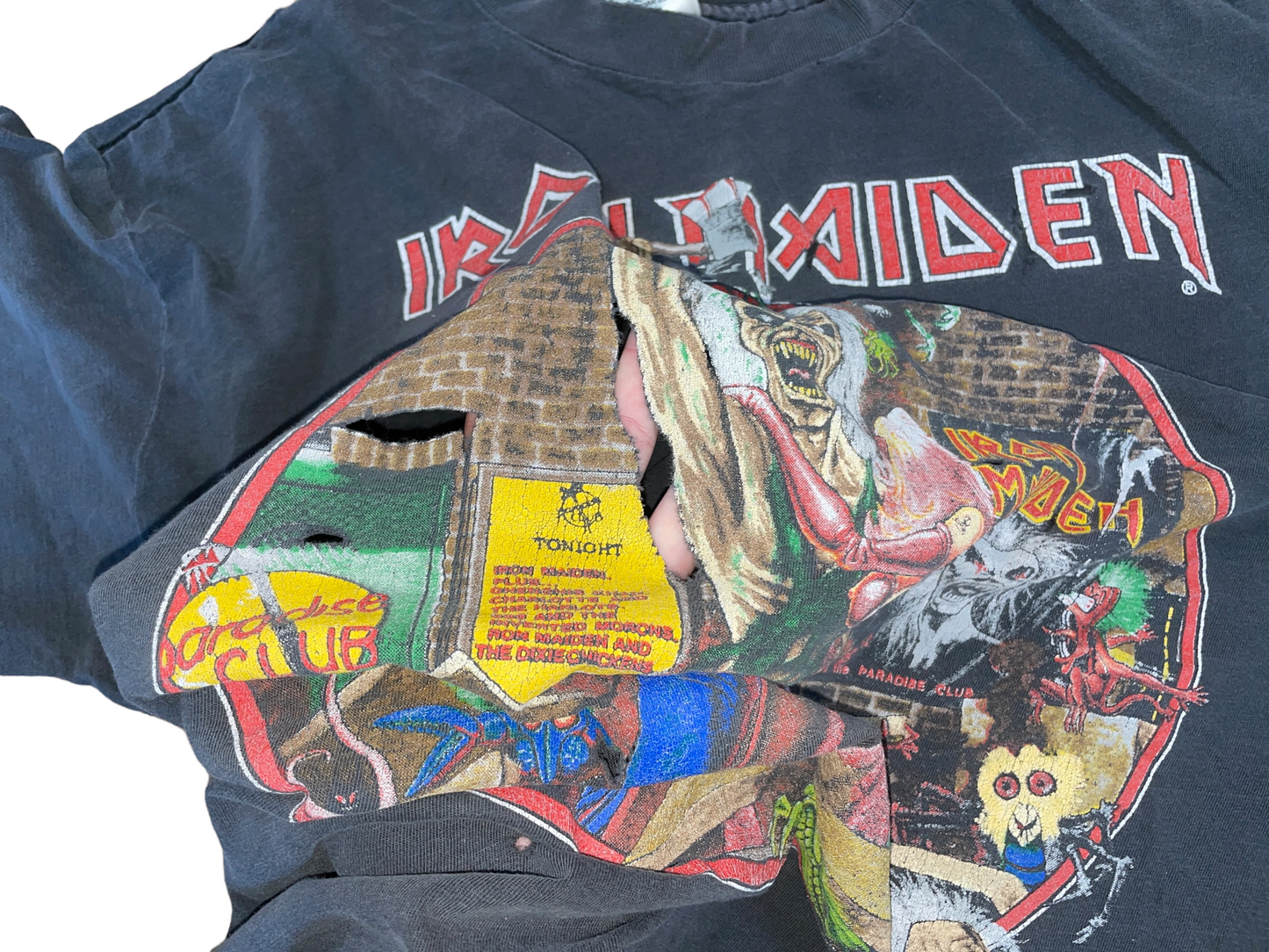 Vintage 1990 Iron Maiden Bring Your Daughter To The Slaughter T-Shirt