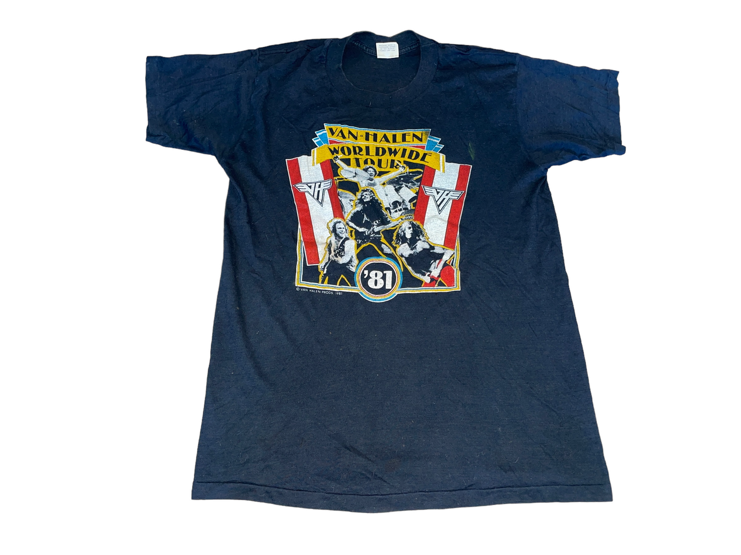 Vintage 1981 Van Halen Worldwide Tour T-Shirt
