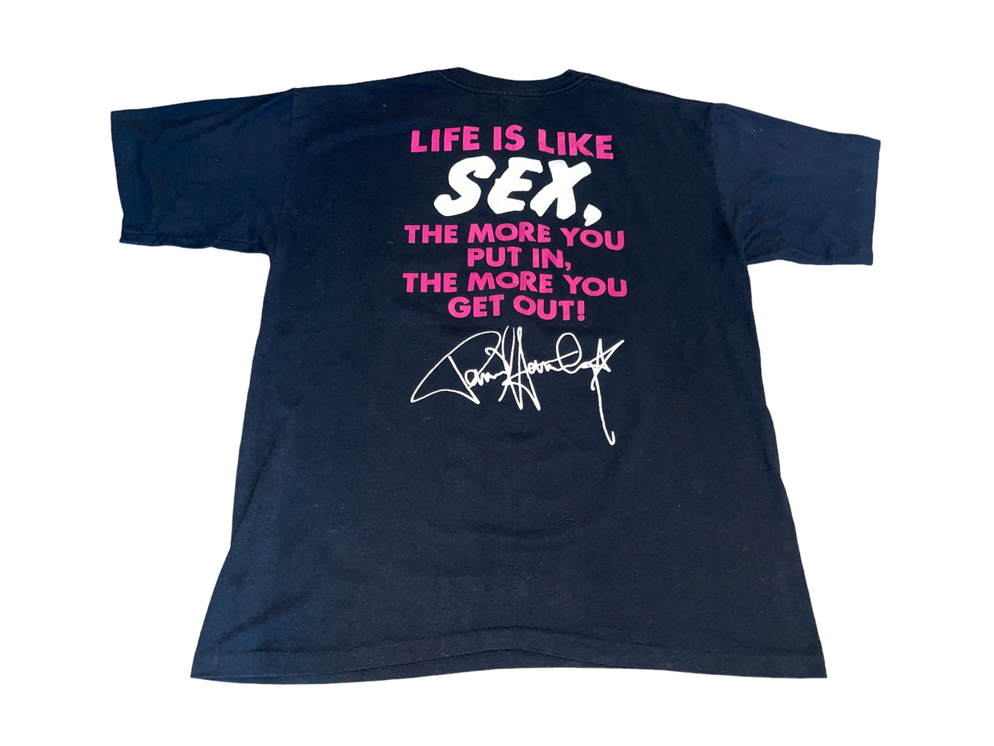 Vintage 1987 Kiss Life is Like Sex T-Shirt