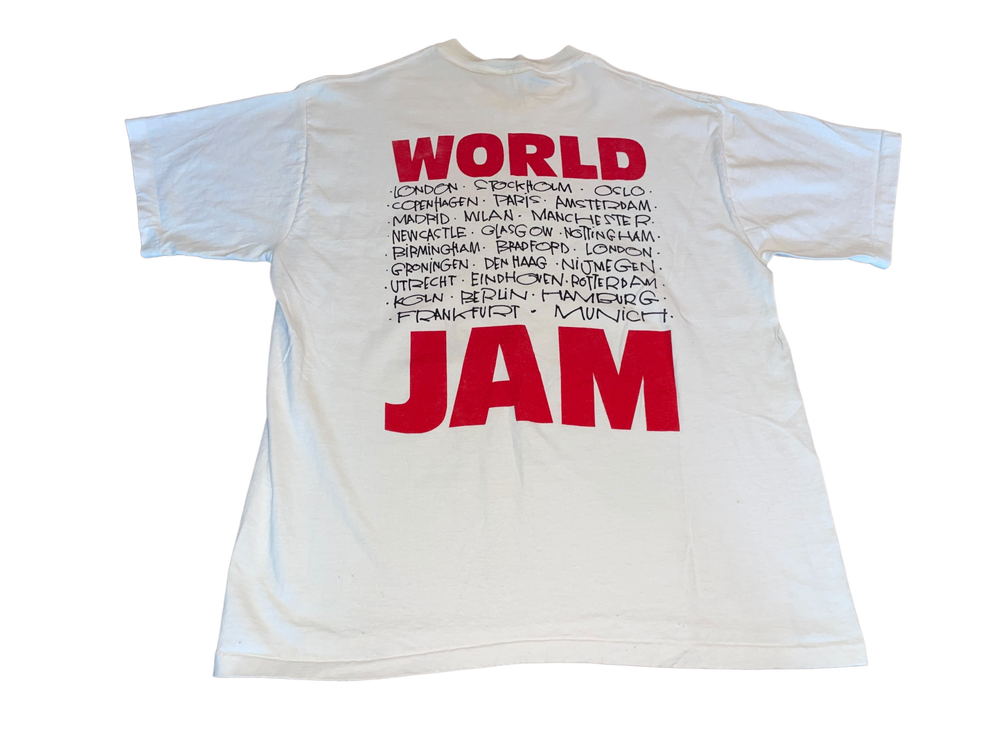Vintage Pearl Jam World Tour T-Shirt