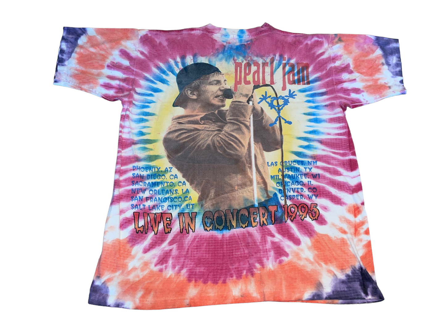 Vintage 1995 Pearl Jam World Tour T-Shirt