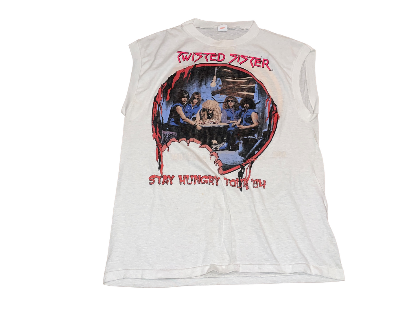 Vintage 1984 Twisted Sister Sleeveless Shirt