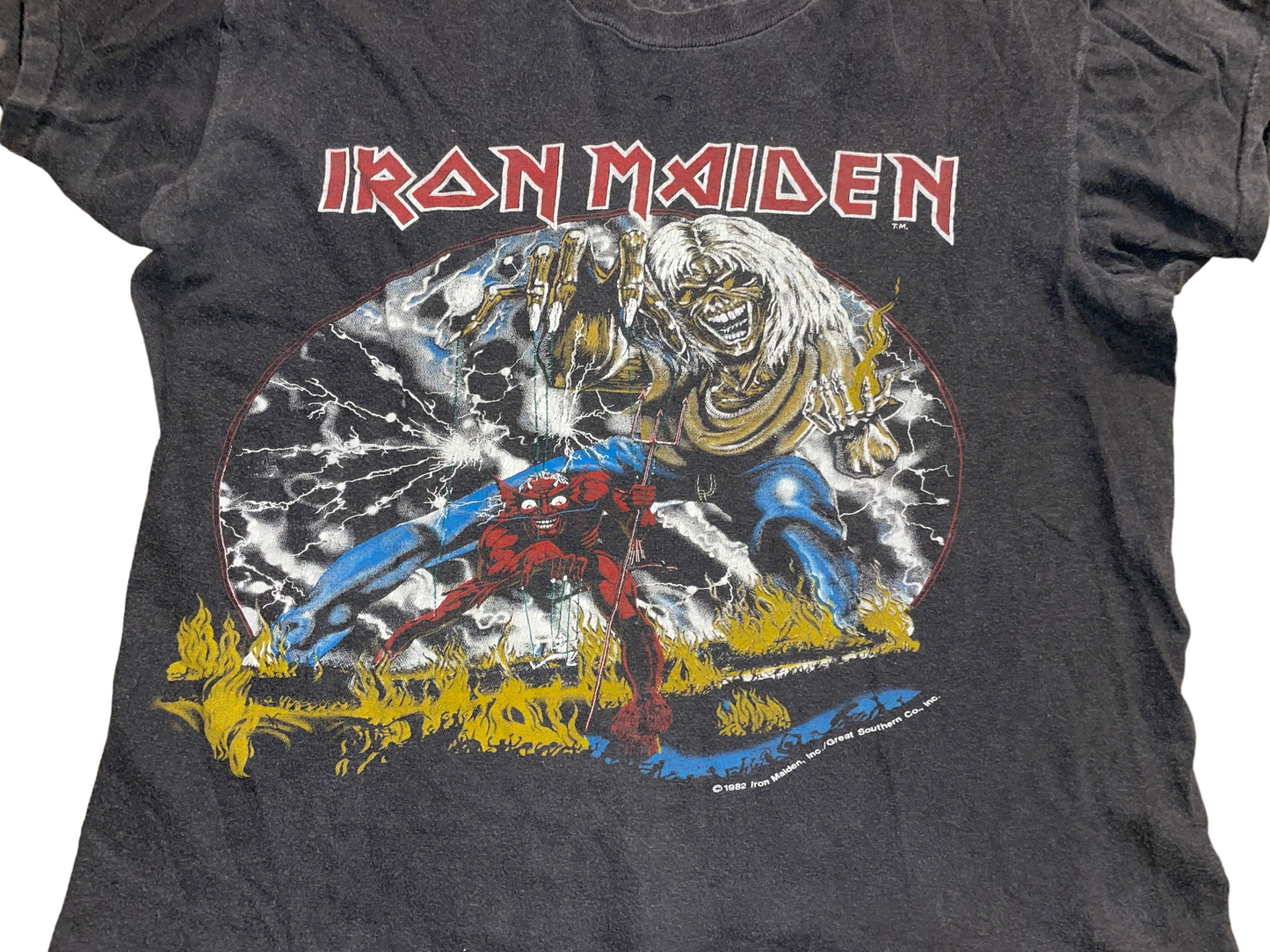 Vintage 1982 Iron Maiden Number of the Beast T-Shirt