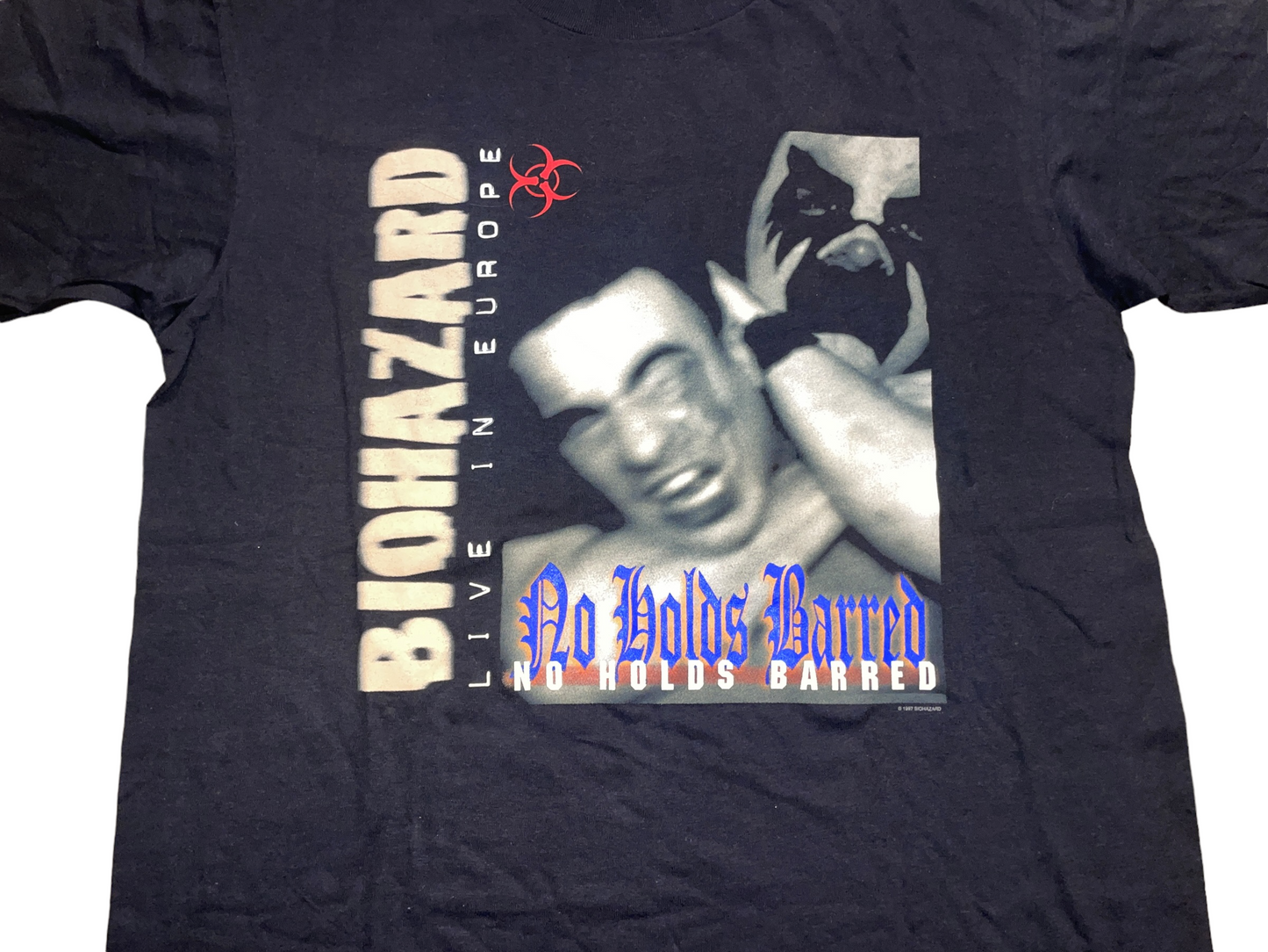 Vintage 1997 Biohazard Europe Tour T-Shirt