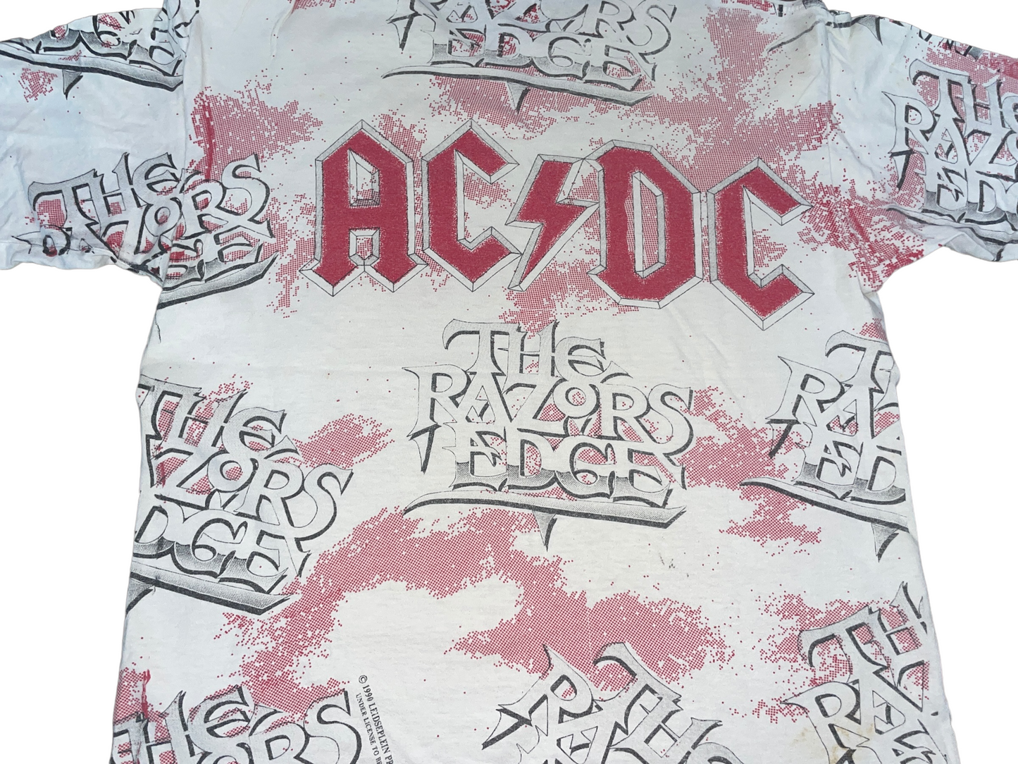 Vintage 1990 ACDC The Razor's Edge Shirt