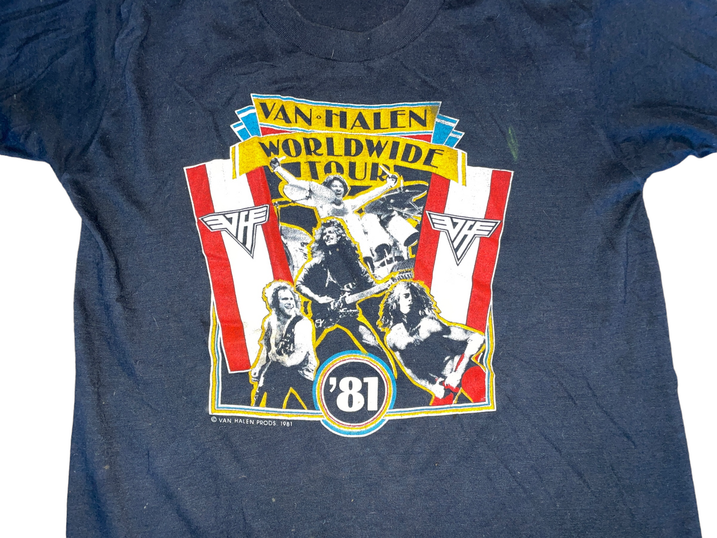 Vintage 1981 Van Halen Worldwide Tour T-Shirt