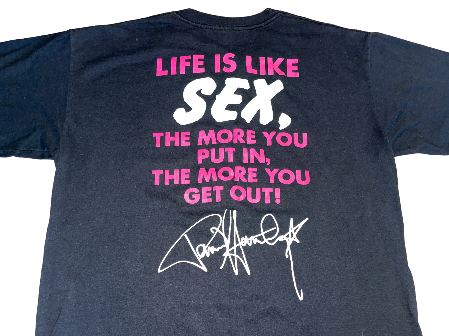 Vintage 1987 Kiss Life is Like Sex T-Shirt