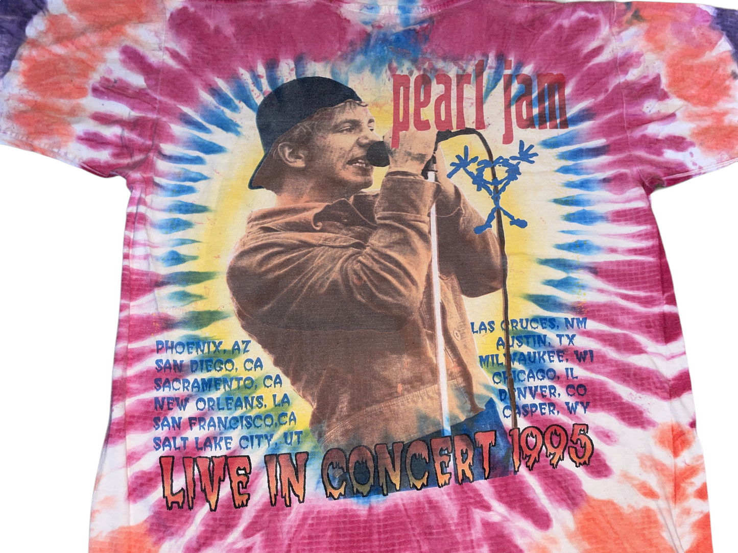 Vintage 1995 Pearl Jam World Tour T-Shirt