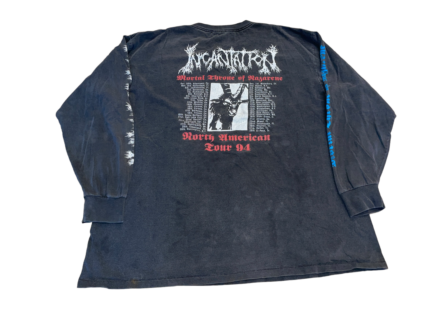 Vintage 1992 Incantation Long Sleeve T-Shirt