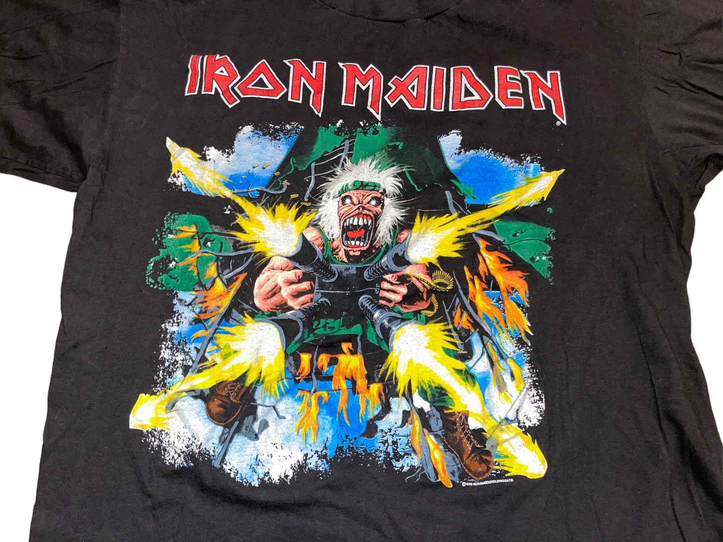 Vintage 1990 Iron Maiden Shoot That Fuc*er T-Shirt