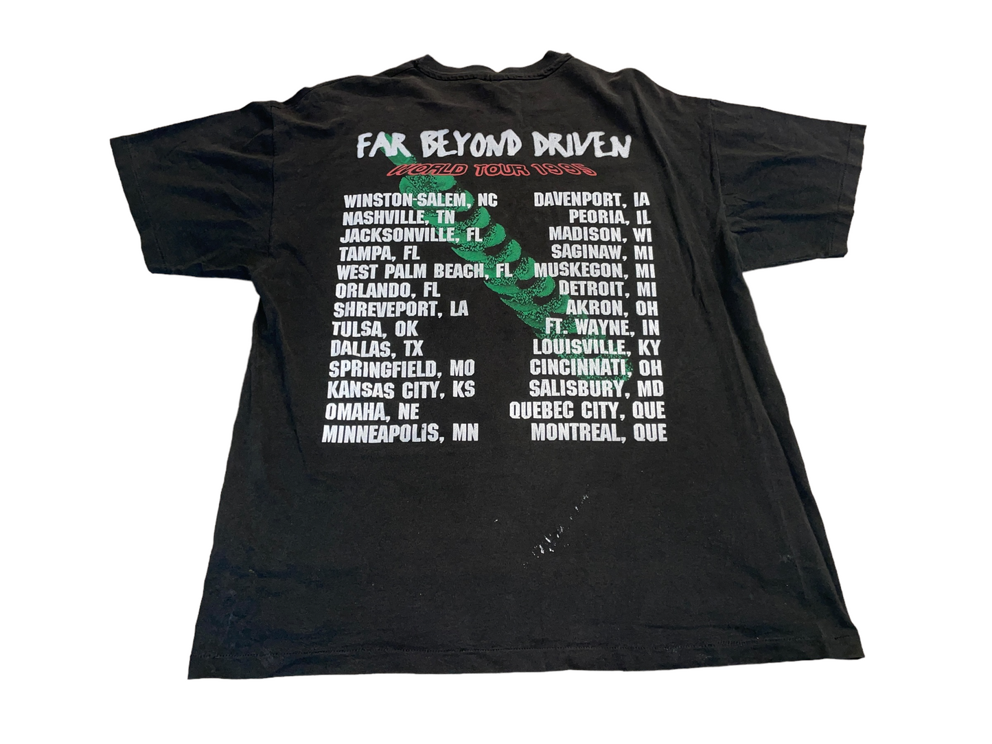 Vintage 1995 Pantera Far Beyond Driven T-Shirt