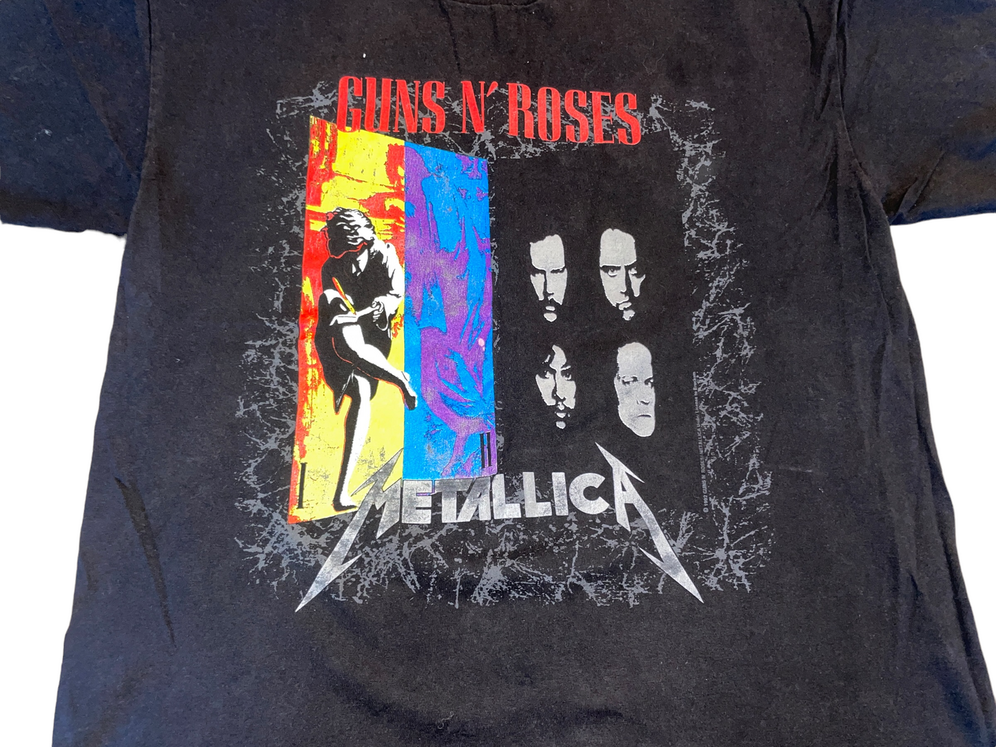 Vintage 1992 Metallica Guns N' Roses T-Shirt