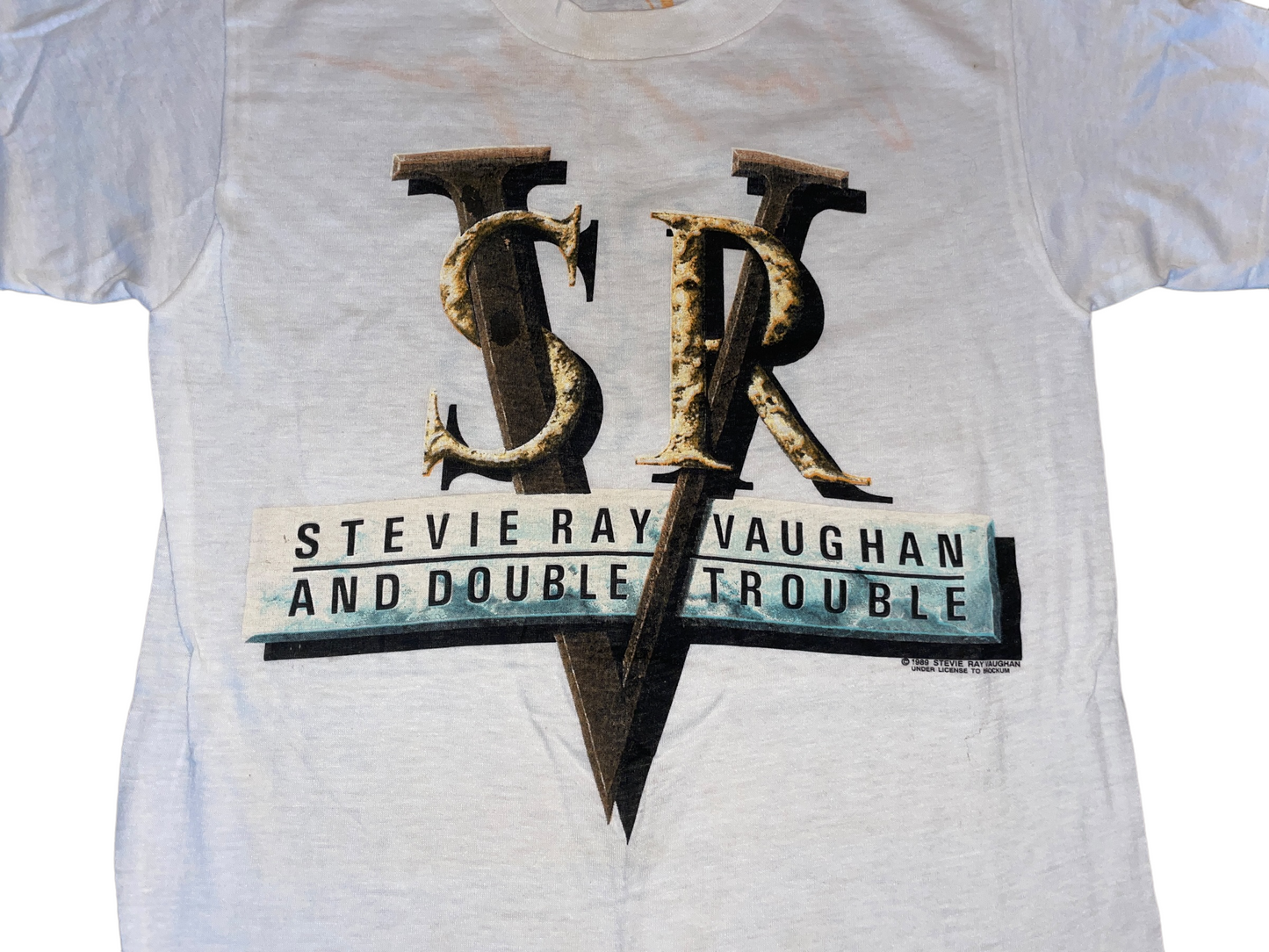 VIntage 1989 Stevie Ray Vaughn Double Trouble T-Shirt