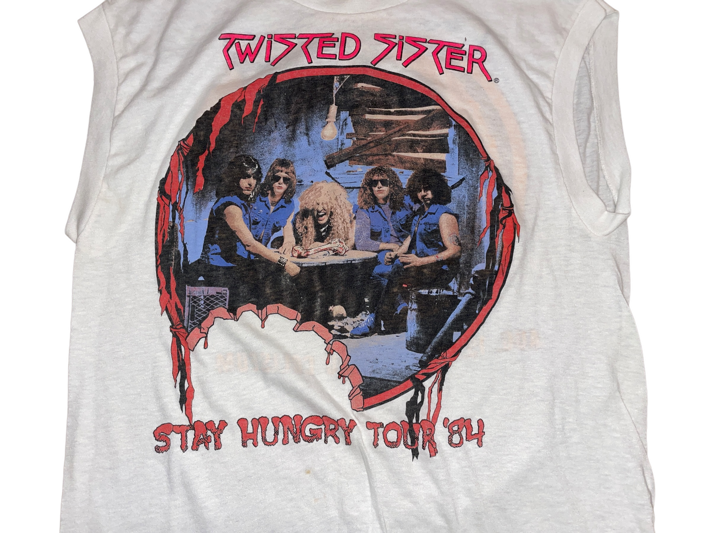 Vintage 1984 Twisted Sister Sleeveless Shirt