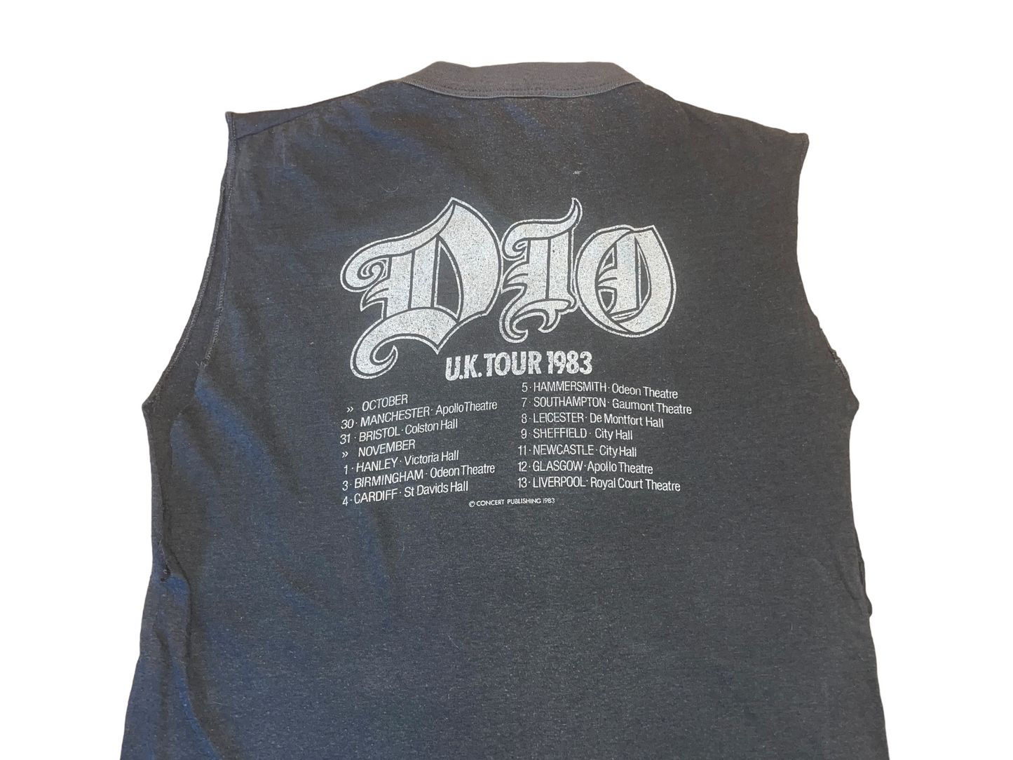 Vintage 1983 Dio UK Tour T-Shirt