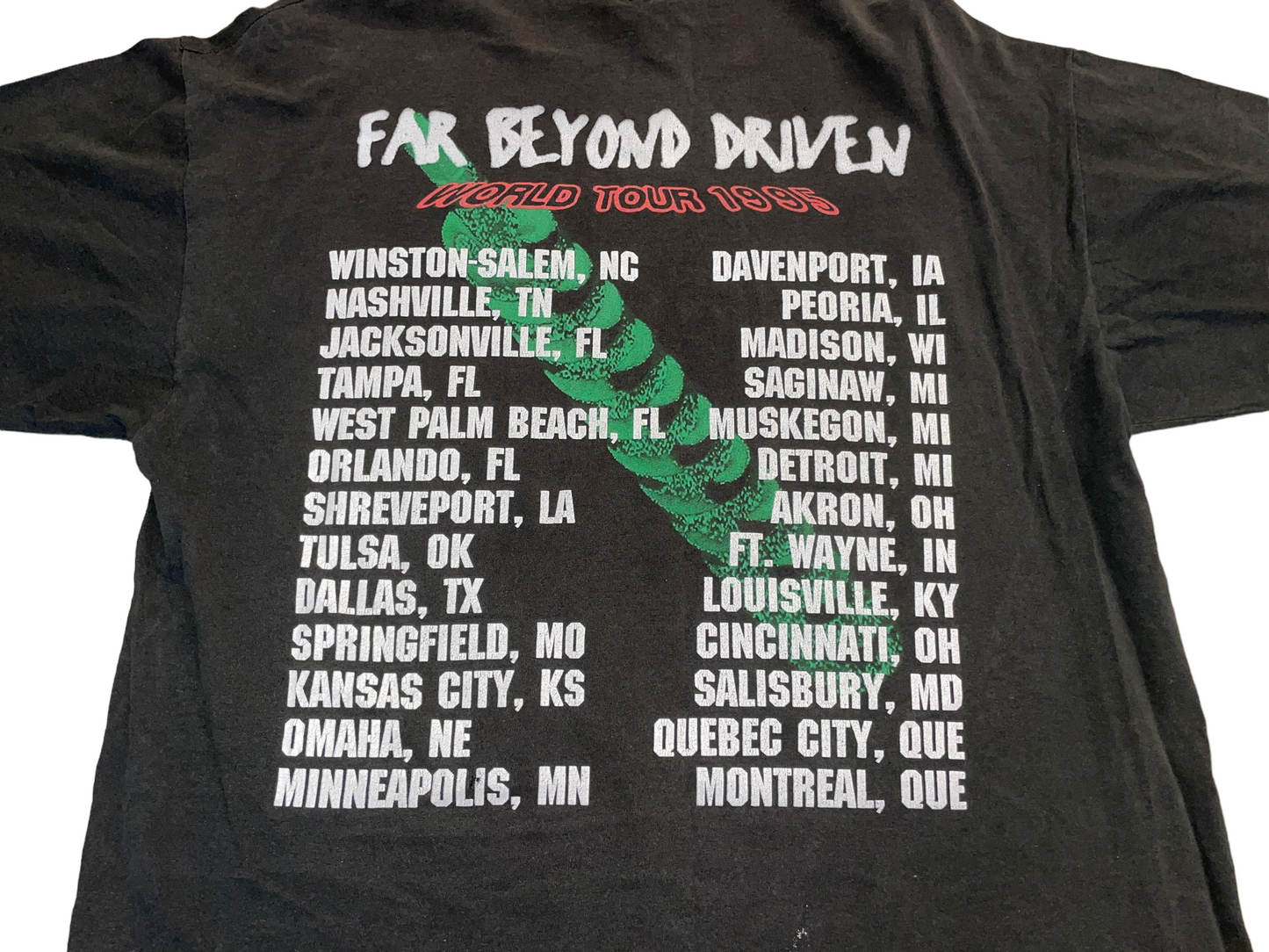 Vintage 1995 Pantera Far Beyond Driven T-Shirt