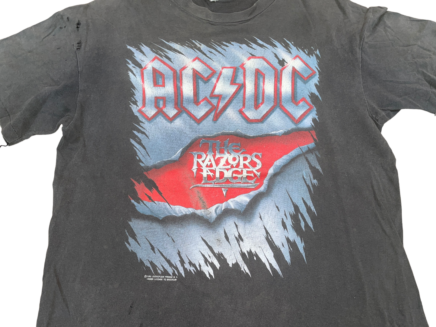 Vintage 1990 ACDC The Razor's Edge Tour T-Shirt