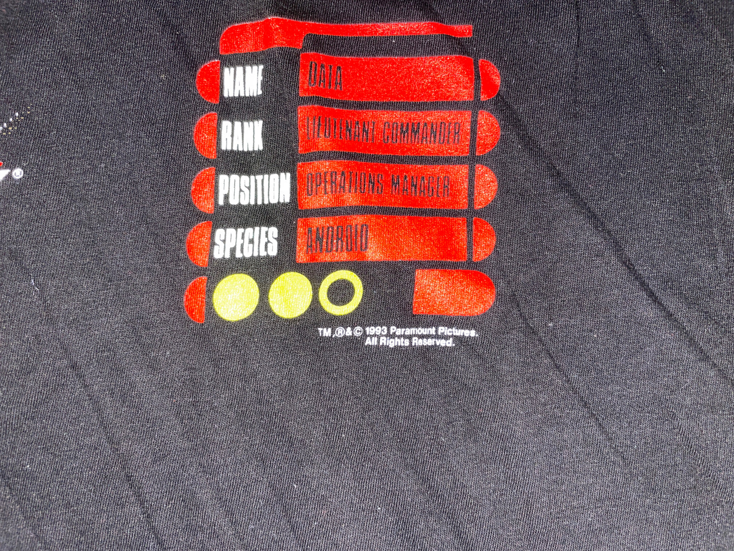 Vintage 1993 Star Trek T-Shirt