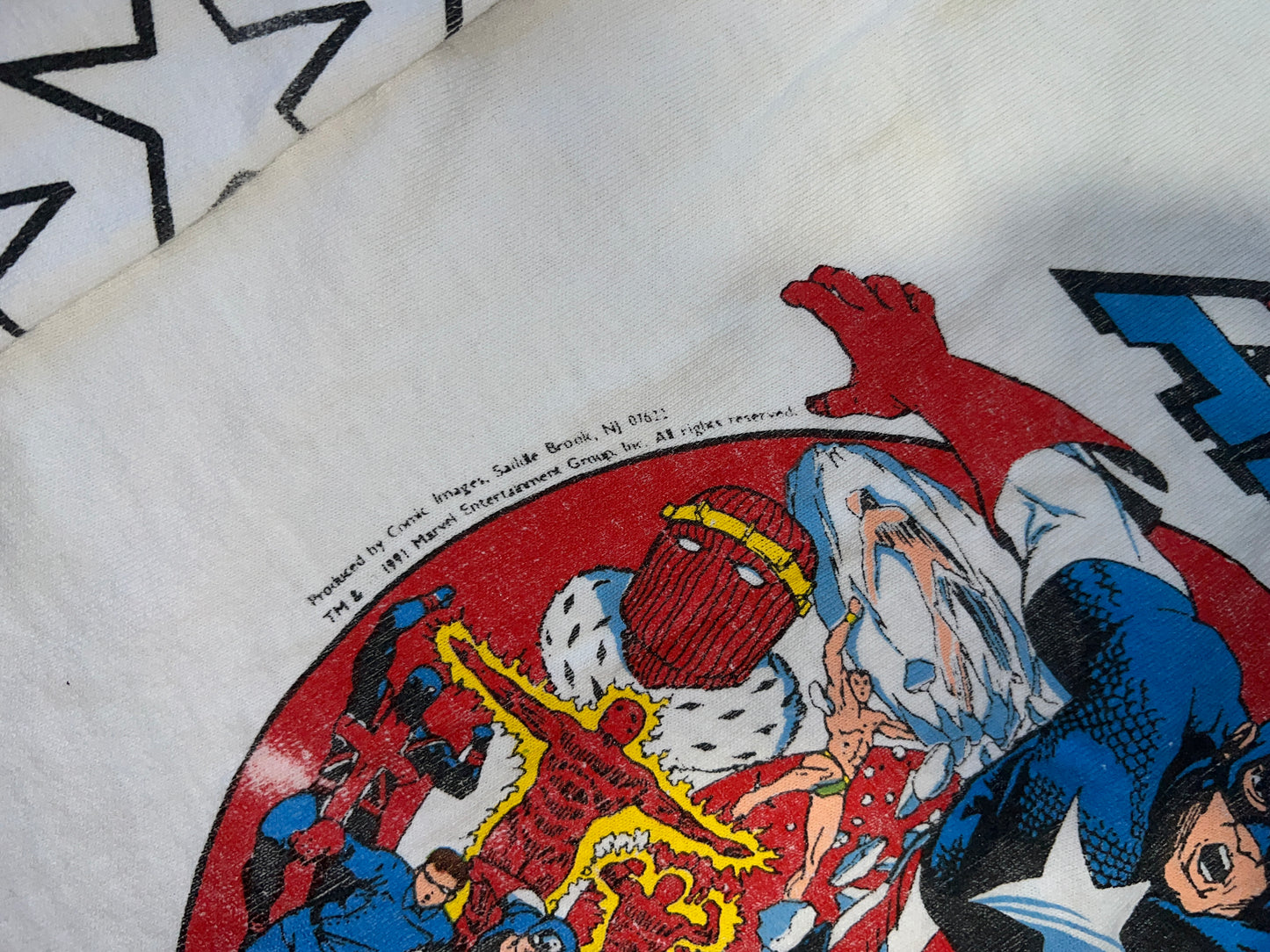 Vintage 1991 Captain America Long Sleeve