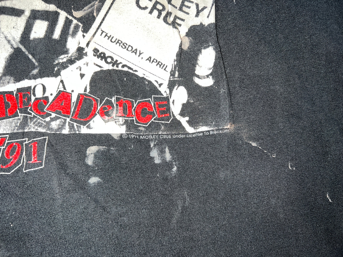 Vintage 1991 Motley Crue T-Shirt