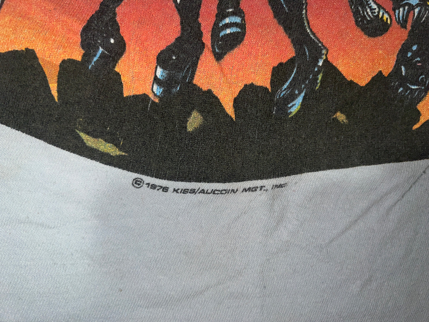 Vintage 1976 Kiss T Shirt troyvintageco Vintage 1976 Kiss T Shirt troyvintageco