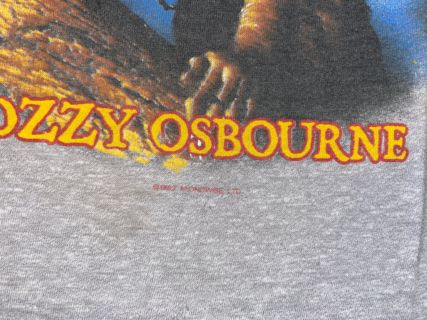 Vintage 1983 Ozzy Osbourne Shirt
