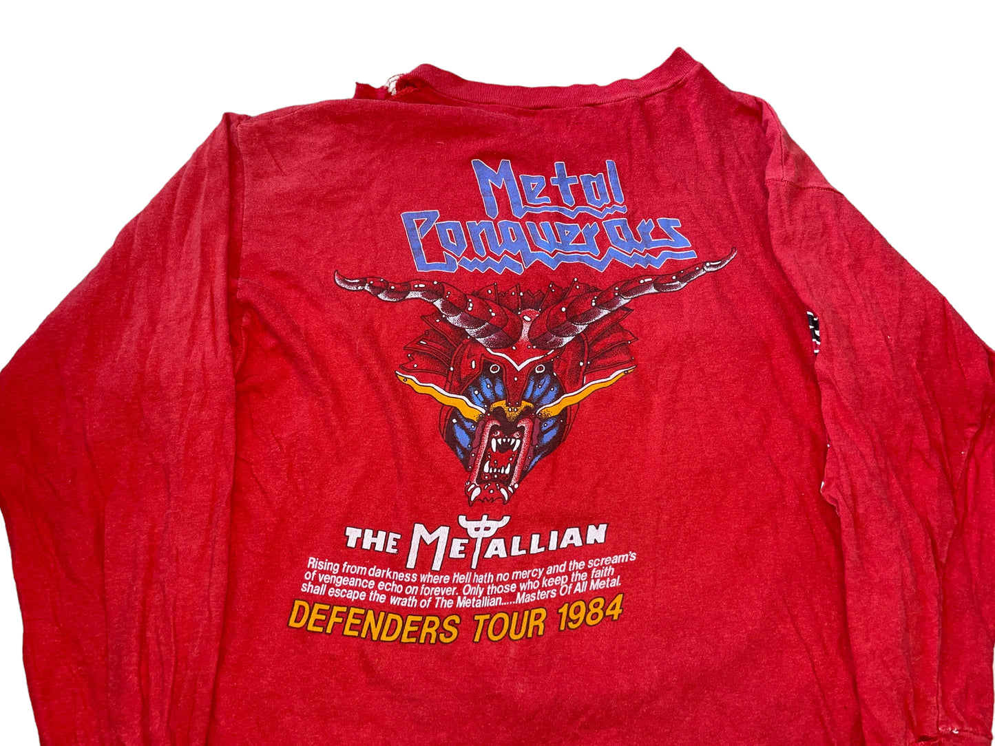 Vintage 1984 Judas Priest Long Sleeve