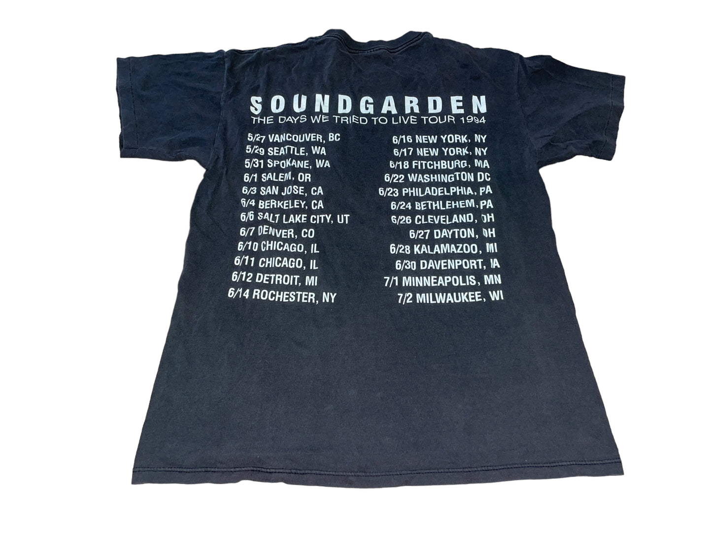 Vintage 1994 Soundgarden T-Shirt