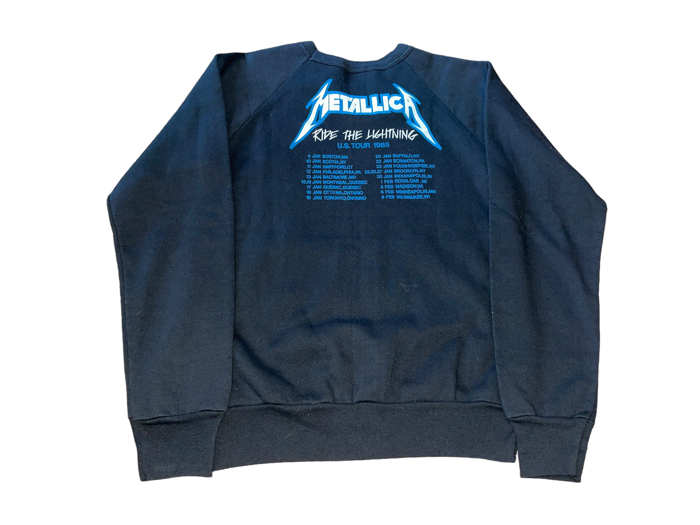 Vintage 1985 Metallica Sweatshirt