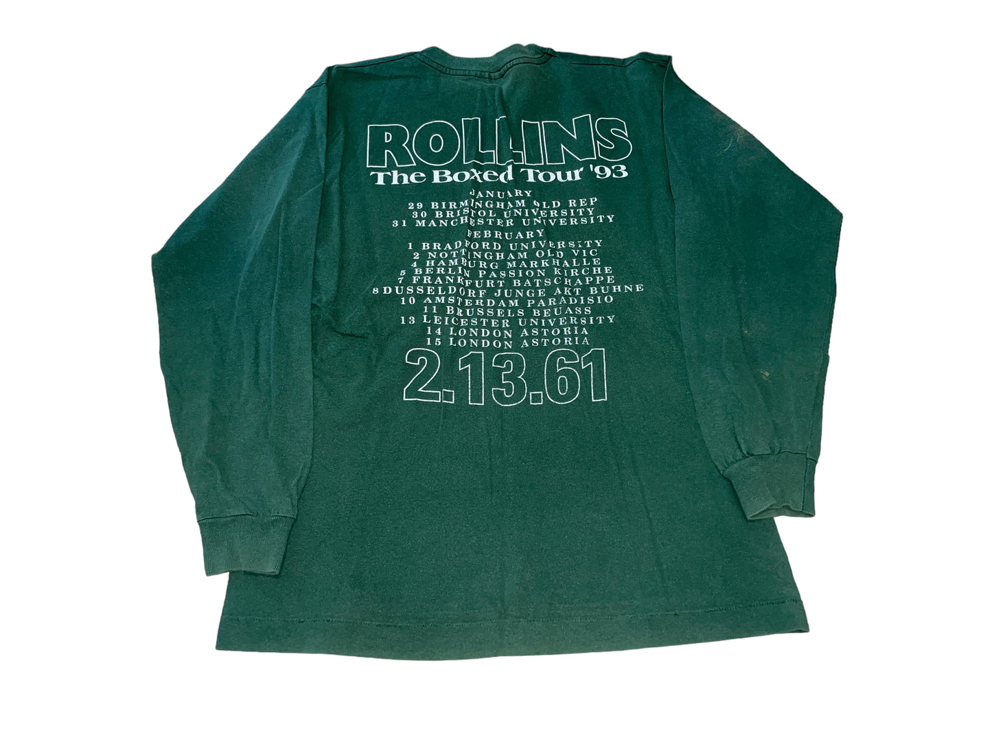 Vintage 1993 Rollins Band Long Sleeve