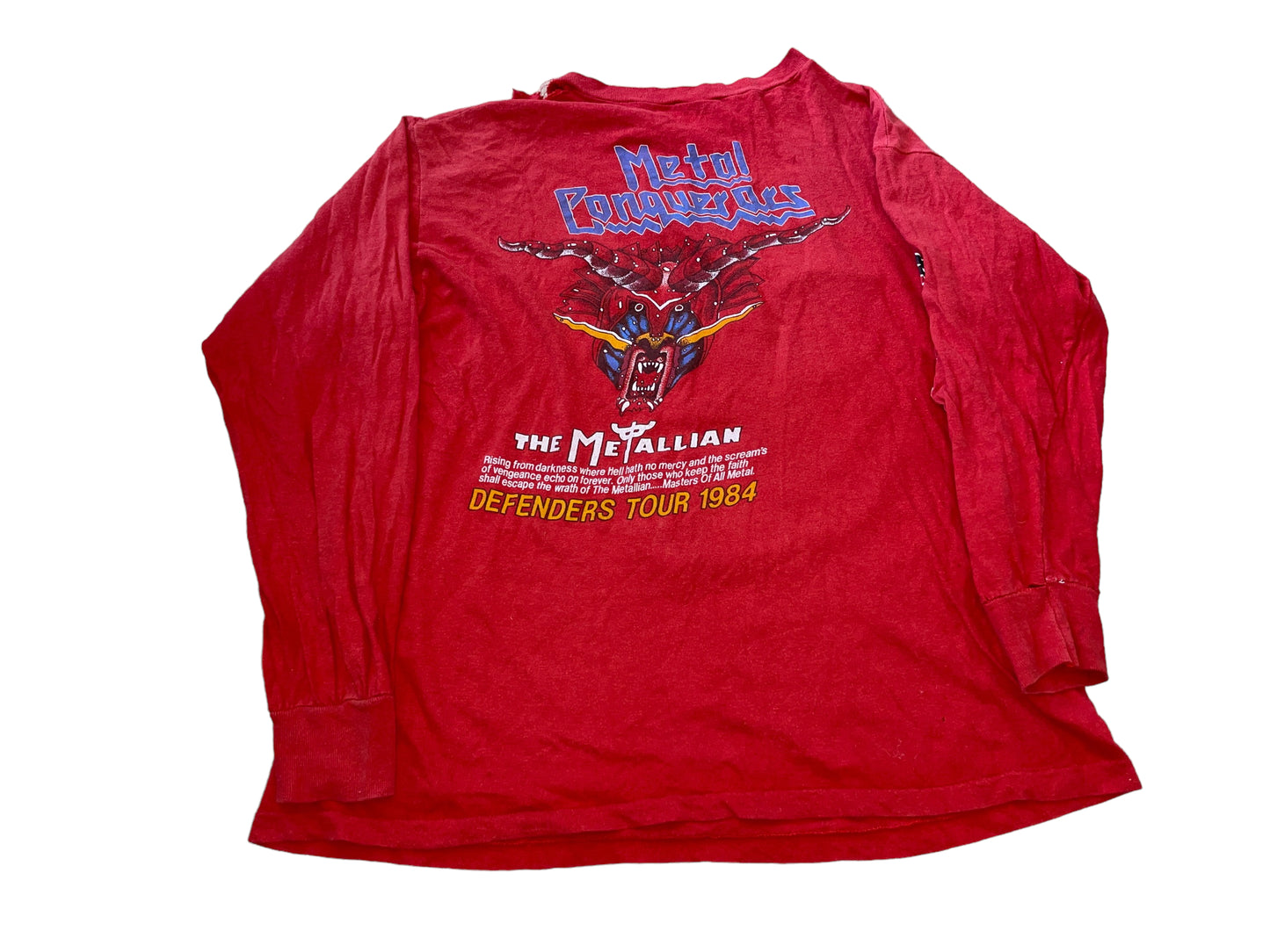 Vintage 1984 Judas Priest Long Sleeve
