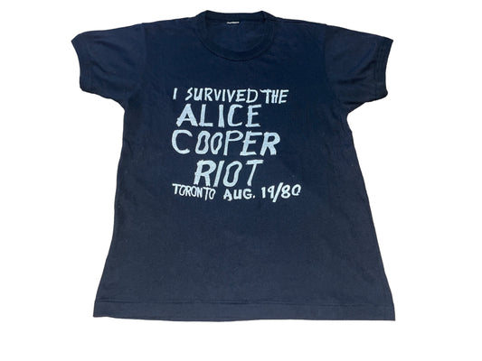 Vintage 1980 Alice Cooper T-Shirt