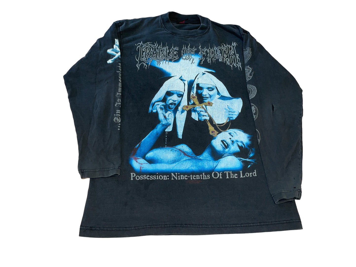 Vintage 90's Cradle of Filth Long Sleeve