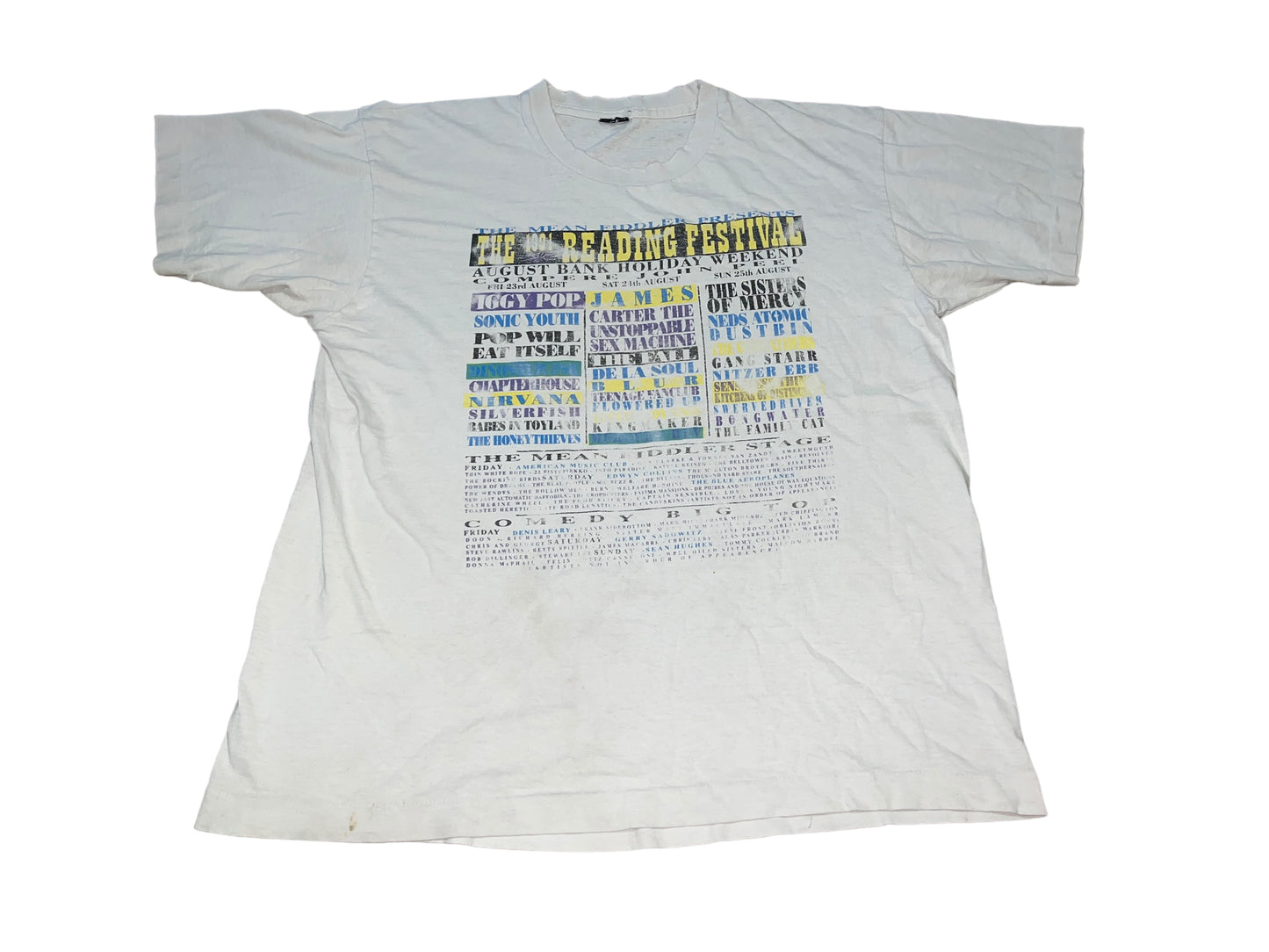 Vintage 1991 The Reading Festival T-Shirt