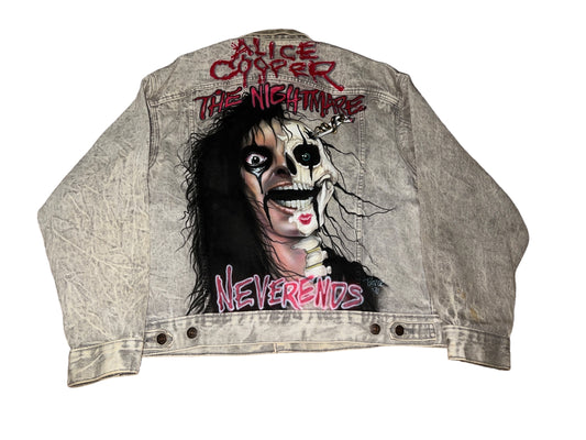 Vintage 1990 Alice Cooper Levi's Jacket