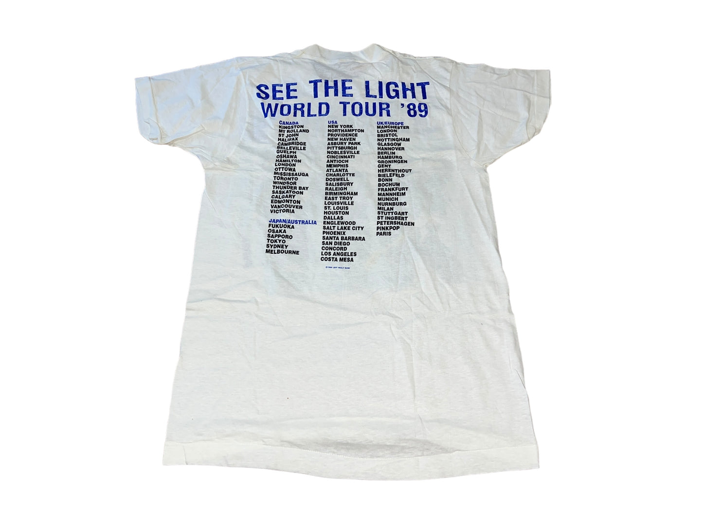 Vintage 1989 Jeff Healey T-Shirt