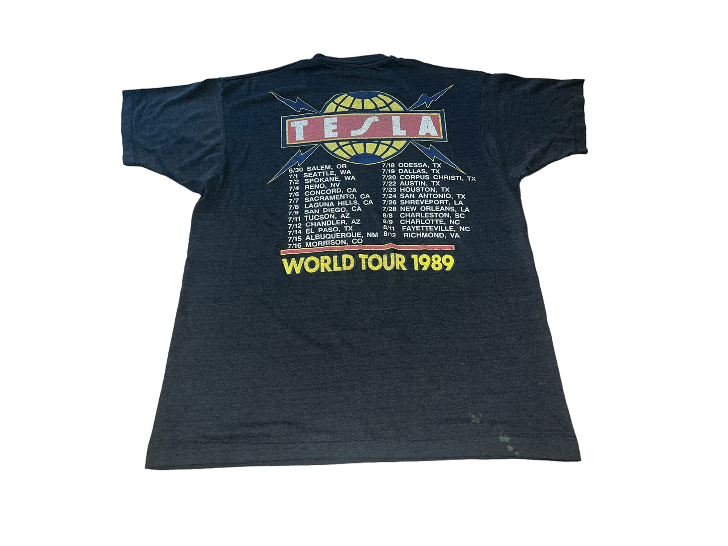 Vintage 1989 Tesla T-Shirt
