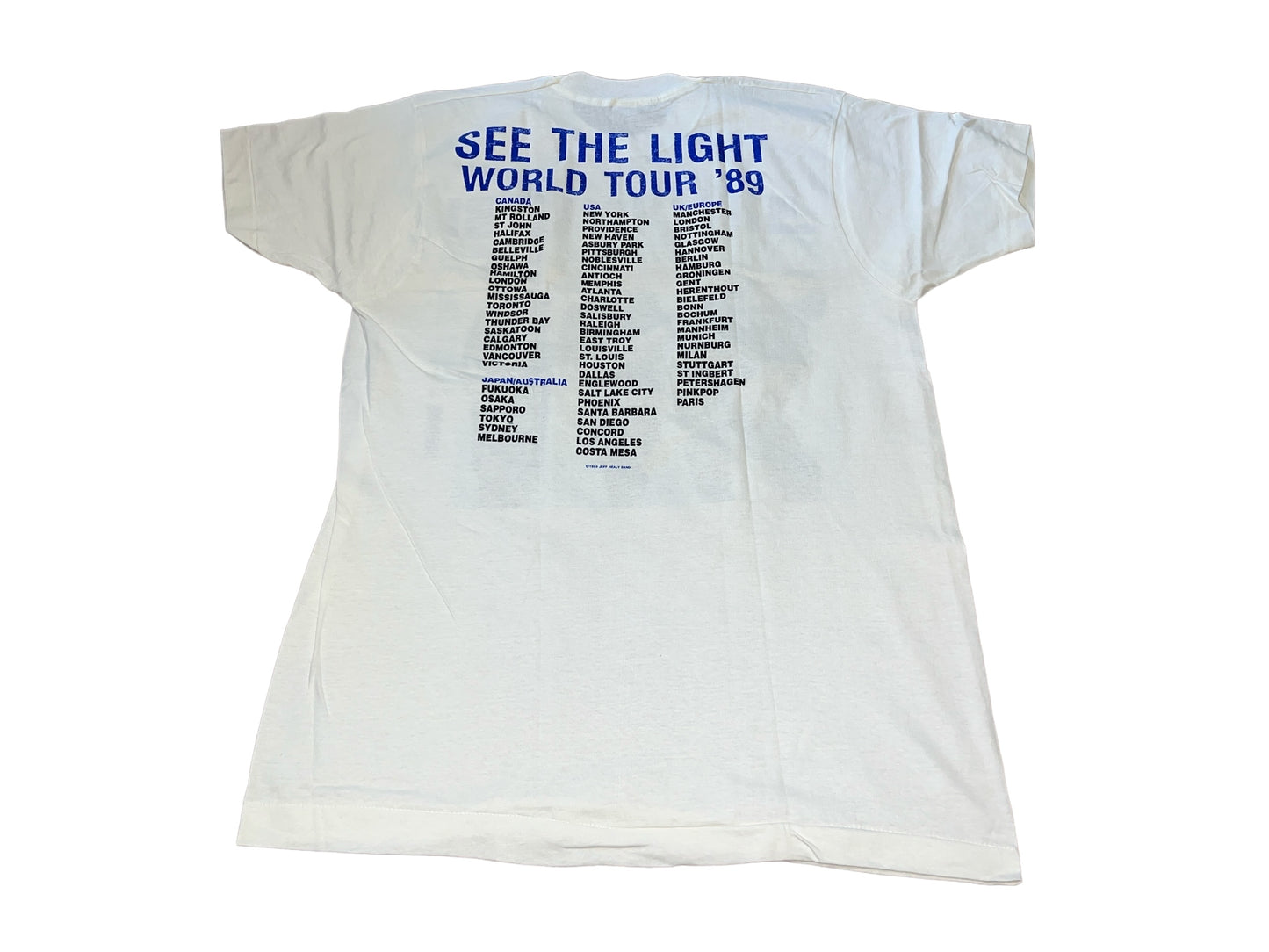 Vintage 1989 Jeff Healey T-Shirt