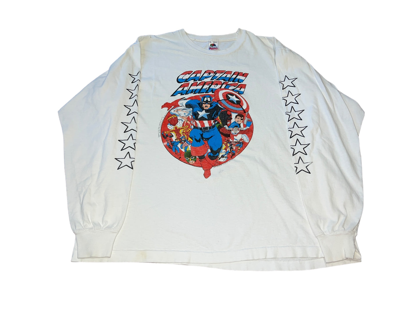 Vintage 1991 Captain America Long Sleeve