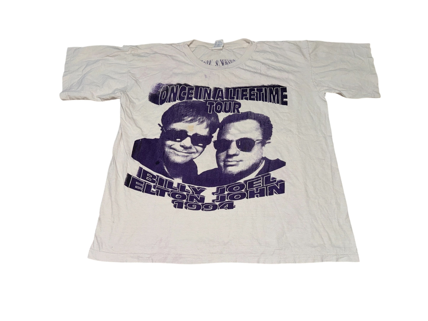 Vintage 1994 Billy Joel Elton John T-Shirt