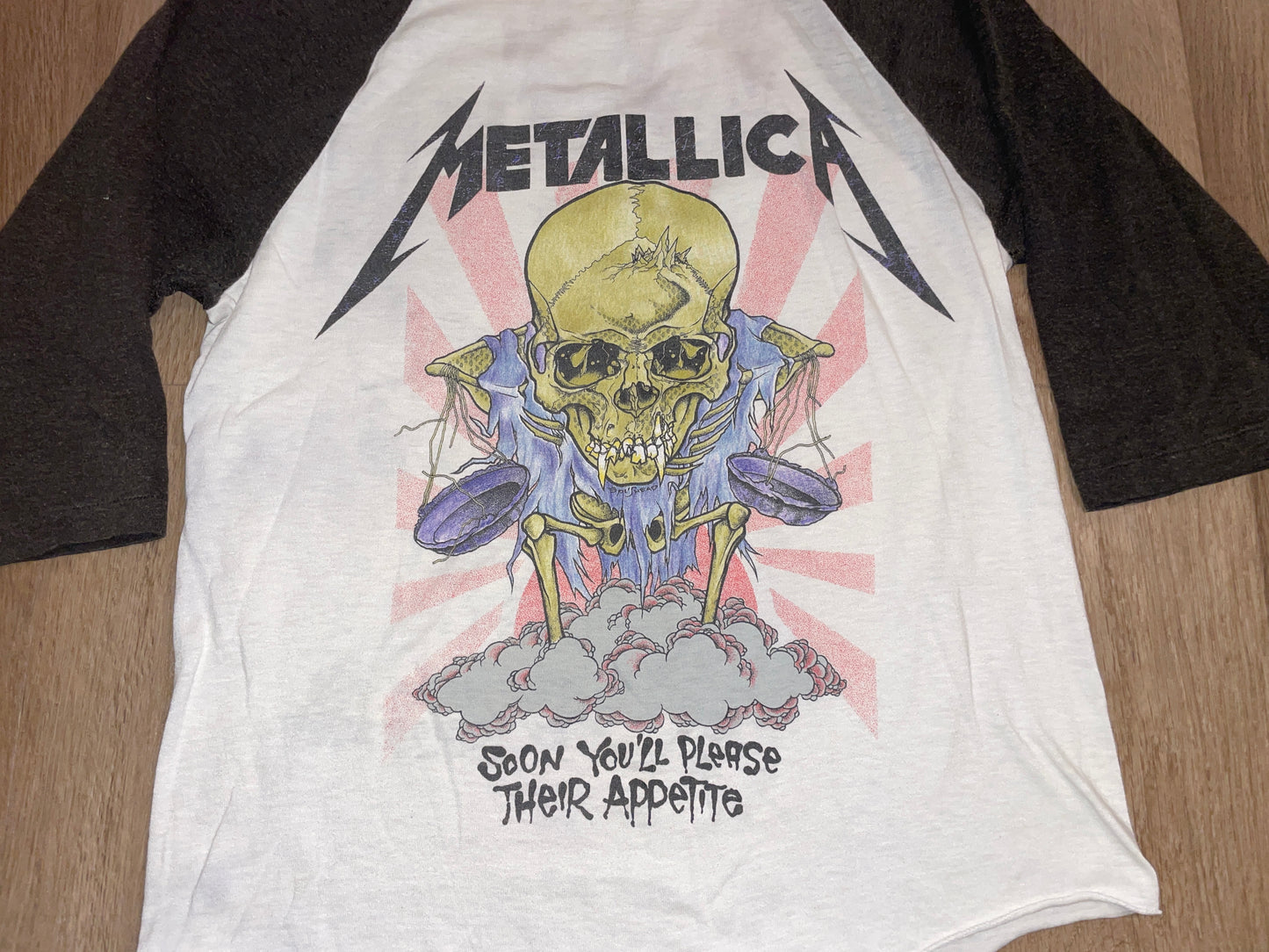 Vintage 1988 Metallica Money Tips Her Scales T-Shirt