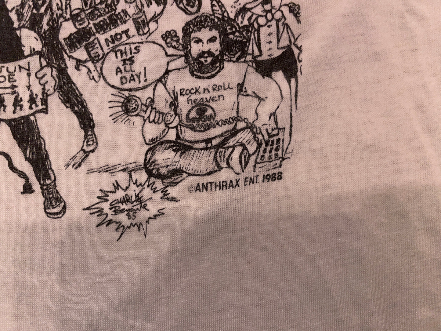 Vintage 1988 Anthrax No Frills T-Shirt