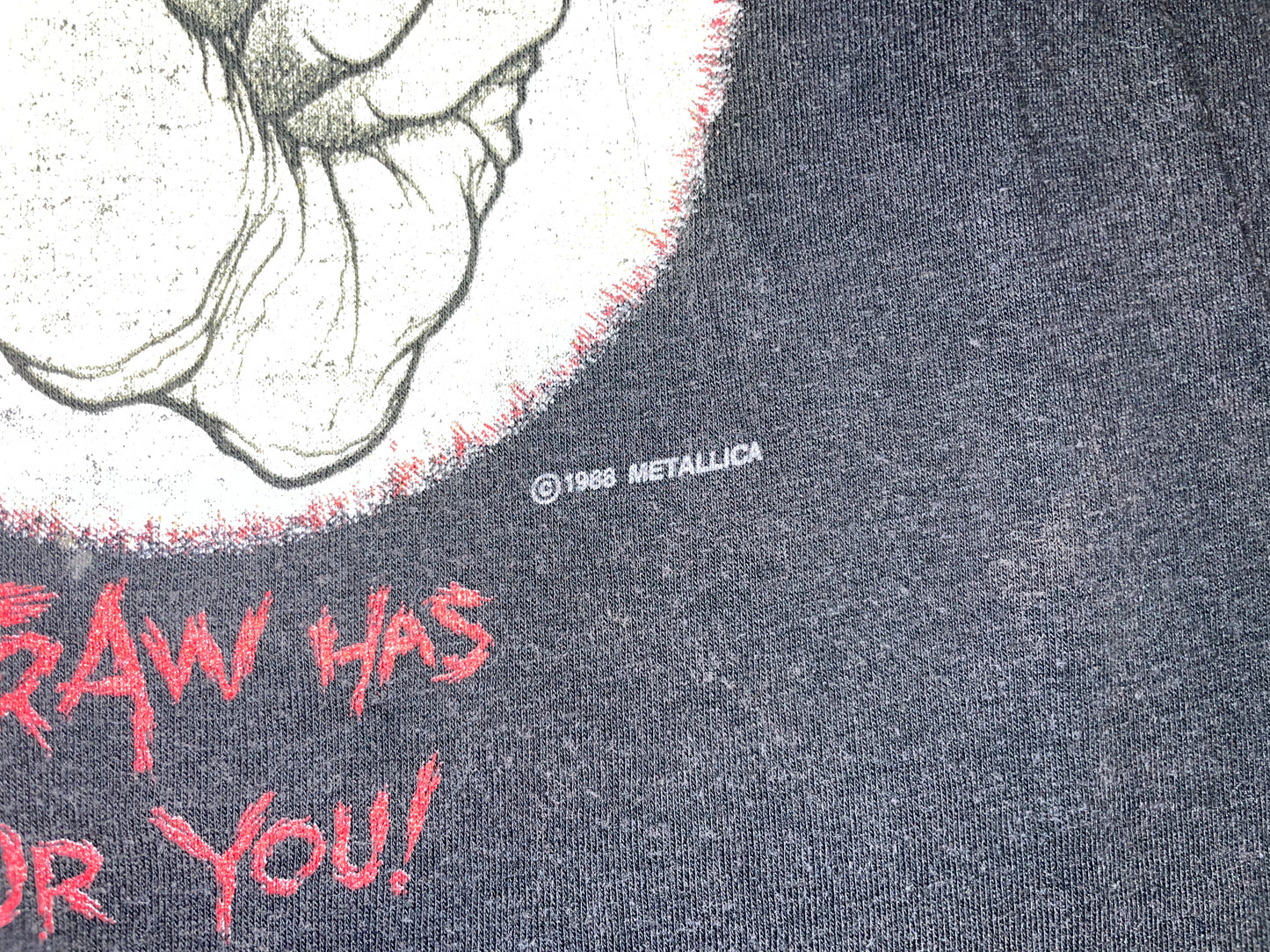 Vintage 1988 Metallica Shortest Straw Vertigo T-Shirt