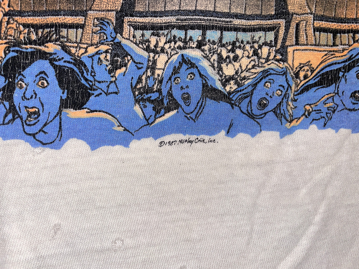 Vintage 1987 Motley Crue Kickin' A** Tour T-Shirt